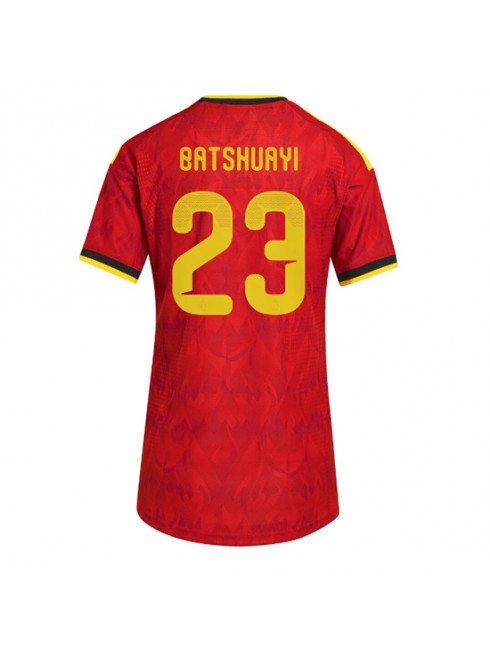 Zenske Futbalové oblečenie Belgicko Michy Batshuayi #23 MS 2026 Krátky Rukáv - Domáci Zenske Futbalové oblečenie Belgicko Michy Batshuayi #23 MS 2026 Krátky Rukáv - Domáci
